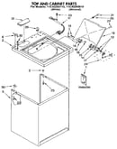 Top and cabinet