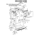 Kenmore 3639728610 cabinet parts diagram