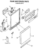 Frame and console