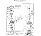 Kenmore 6651691191 pump and motor diagram