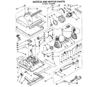 Kenmore 1163327091 nozzle and motor diagram