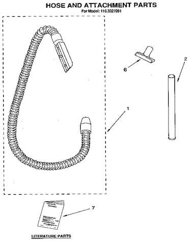 Hose and attachment