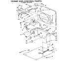 Kenmore 106953501 frame and control diagram
