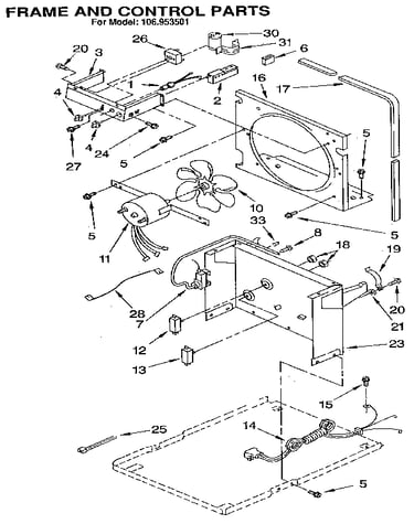 Frame and control