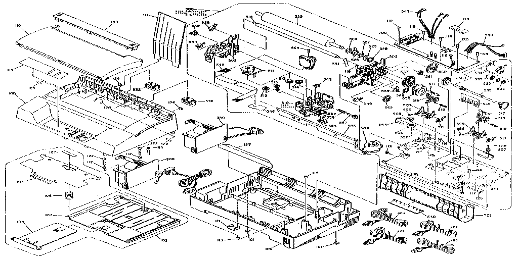 Lower case assembly