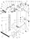 Refrigerator/freezer controls and cabinet