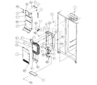 Amana 36501-P1121705W evaporator and air handling diagram