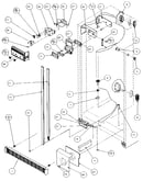 Refrigerator/freezer controls and cabinet