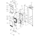 Amana 36501-P1121706W evaporator and air handling diagram