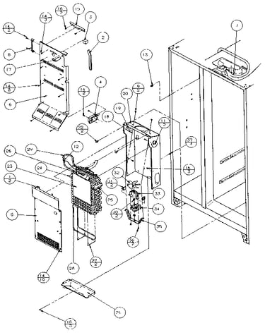 Evaporator and air handling