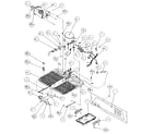 Amana 36271-P1121802W machine compartment (tecumseh compressor) diagram
