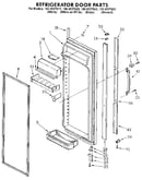 Refrigerator door
