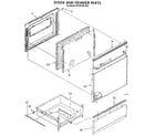Whirlpool RF366BXVW0 door and drawer diagram