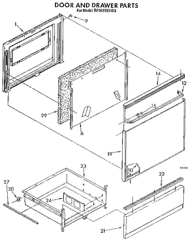 Door and drawer