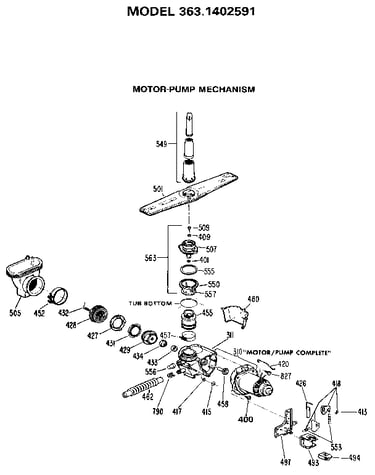 Motor-pump mechanism