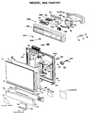 Escutcheon and door