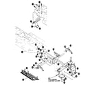 Craftsman 536255860 chassis & hood assembly diagram