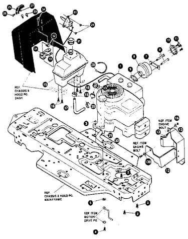 Engine & control assembly