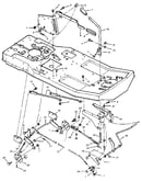 Mower housing suspension