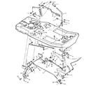Craftsman 502254114 mower housing suspension diagram
