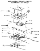 Nozzle and motor assembly