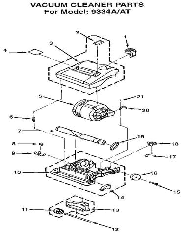 Nozzle and motor assembly