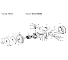 Hoover S3565 motor assembly diagram