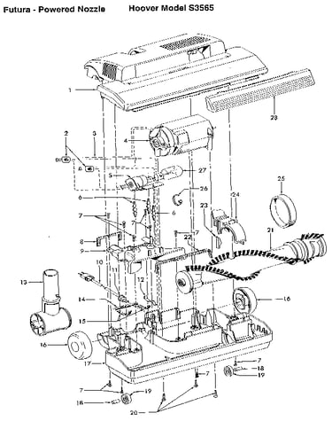 Powered nozzle