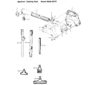 Hoover S3575 cleaning tools diagram