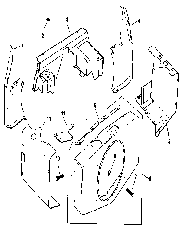 Baffles and shroud