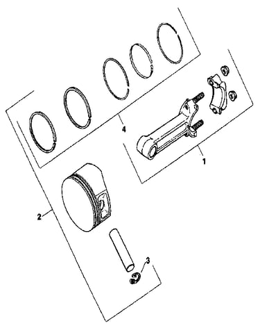 Piston and rod