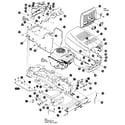 Craftsman 536255870 chassis & hood assembly diagram