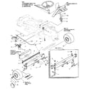 Craftsman 536255870 front steering assembly diagram