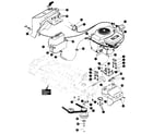 Craftsman 536255870 engine & control assembly diagram