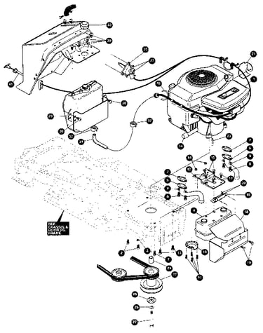 Engine & control assembly