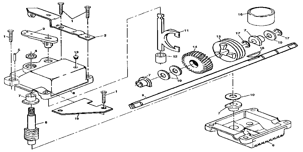 Gear case assembly