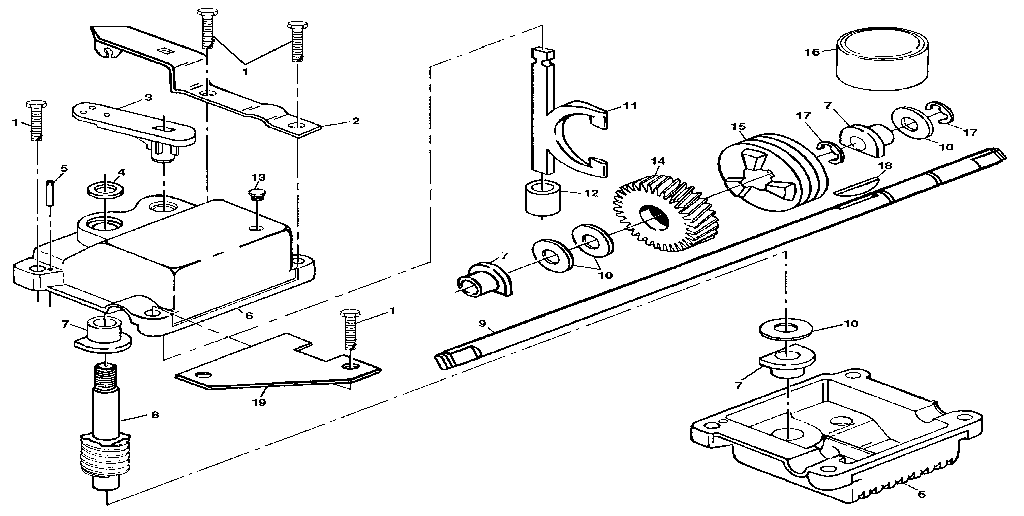 Gear case assembly