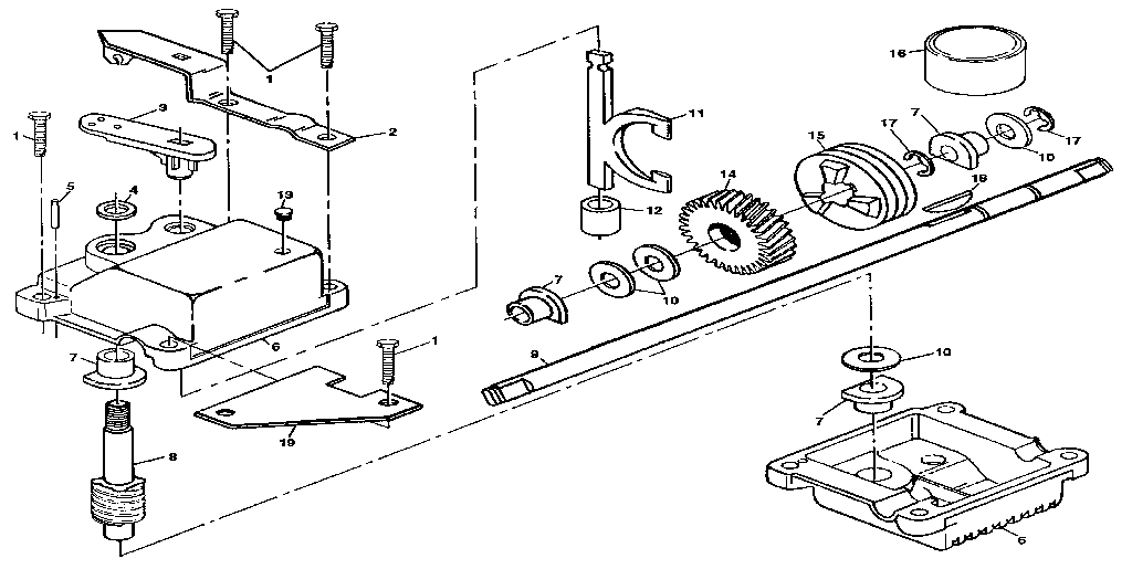 Gear case assembly