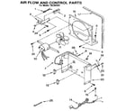 Kenmore 106859304 air flow and control diagram