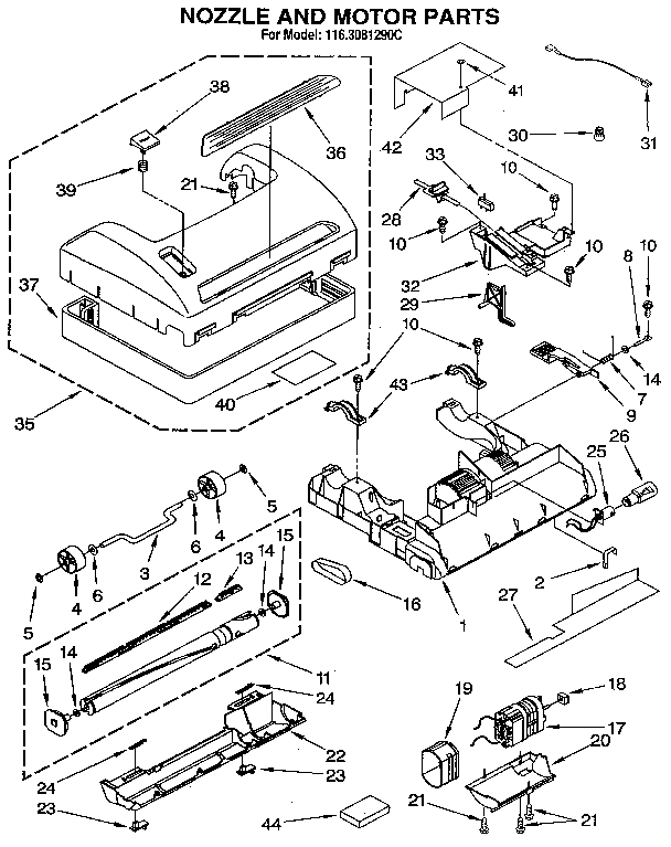 NOZZLE AND MOTOR