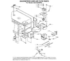 Kenmore 6654438996 magnetron and air flow diagram
