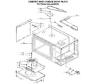 Kenmore 6654438996 cabinet and stirrer drive diagram