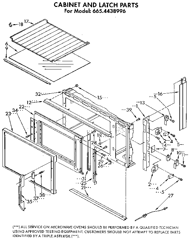 Cabinet and latch