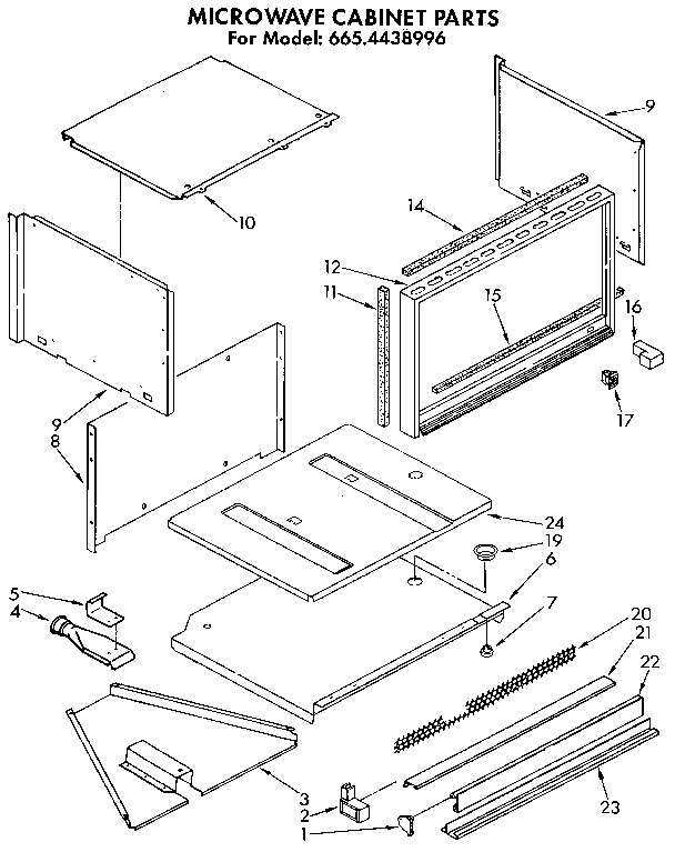 Microwave cabinet