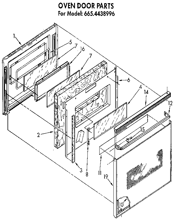 Oven door