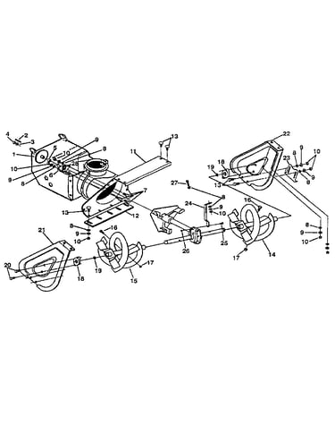 Auger housing