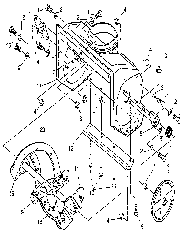 Auger housing