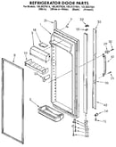 Refrigerator door