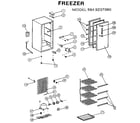 Kenmore 5649237080 freezer diagram