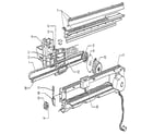 Olivetti CJP450 print and carriage assembly diagram